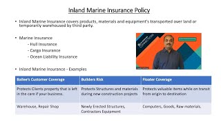 Inland Marine Insurance [upl. by Godderd]