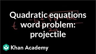 Example 4 Applying the quadratic formula  Quadratic equations  Algebra I  Khan Academy [upl. by Eelaroc]