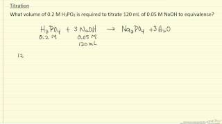 Titration Example [upl. by Conte]