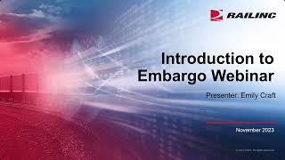 Embargo Introduction Webinar [upl. by Naffets]