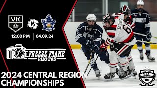 2024 CENTRAL REGIONAL U18 AAA HOCKEY CHAMPIONSHIPS OTTAWA 67’s vs MARKHAM WAXERS [upl. by Anecusa]