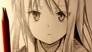 ASMR  Pencil Drawing 39  Shiina Mashiro Request [upl. by Nylireg503]