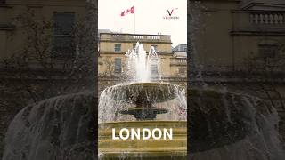 Trafalgar Square London UK  Trafalgar Square Fountain [upl. by Aihsoek224]