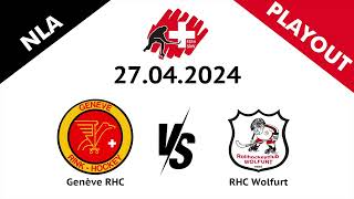 Highlights Rollhockey NLA Genève RHC vs RHC Wolfurt [upl. by Geer]