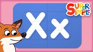 Learn the ABCs  Letter X  Super Simple ABCs  ​​🌈 Super Simple ABCs [upl. by Latimer]