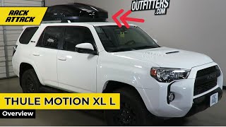 Toyota 4Runner with Thule Motion Large 16 CF Rooftop Cargo Box [upl. by Erl]