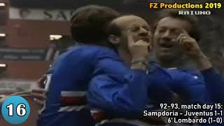 Attilio Lombardo  37 goals in Serie A Sampdoria Juventus Lazio 19892001 [upl. by Lombardi]