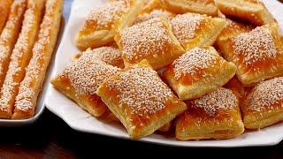 Kue ini kalau beli mahal ayo bikin sendiri dengan cara termudah Homemade Puff Pastry  Kue Lebaran [upl. by Dolli316]