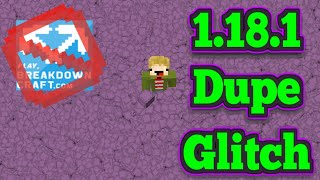 Minecraft 1181 BreakdownCraft Duping How To Dupe On Breakdown Craft Working [upl. by Paradies481]