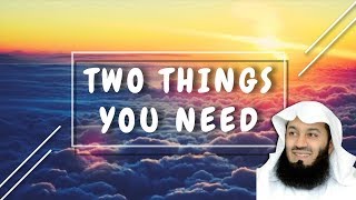 Two Things You Need  Mufti Menk [upl. by Barth]