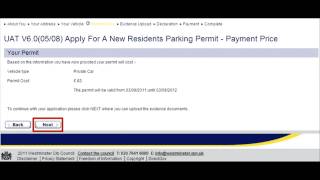 How to apply for a parking permit online [upl. by Anytsirk]