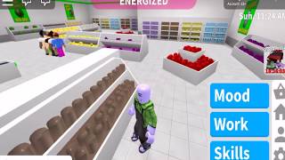 BloxBurg in Roblox universe  Warehouse Stocker Job  Ran away [upl. by Neomah]