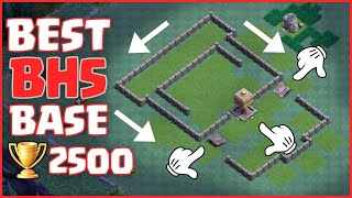 NEW BEST Builder Hall 5 Base COPY Link 2023 COC BH5 Trophy Base  CLASH OF CLANS  GAME WALA [upl. by Mundford]