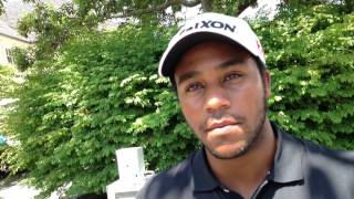 Harold Varner III doesnt see skin color in golf [upl. by Lenahtan354]