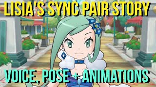 LISIA’S SYNC PAIR STORY  Voice Pose and Animations  Pokémon Masters EX [upl. by Walling]