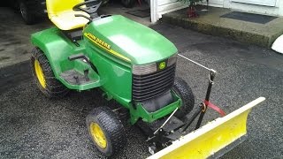 How to Attach a John Deere Tractor Snow Plow [upl. by Subir866]