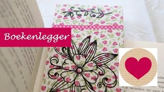 Boekenlegger knutselen  DIY  Knutsel [upl. by Roman16]