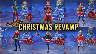 All Christmas Skin Revamped  Eudora amp Gord Gameplay [upl. by Qiratla]