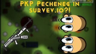 FIRST TIME using the PKP Pecheneg in survevio [upl. by Akemit]