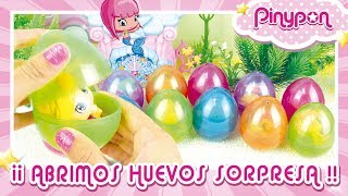 ¡Unboxing de huevos SORPRESA con cambio de ropa de juguetes Pinypon  Mundo Pinypon [upl. by Ocin508]