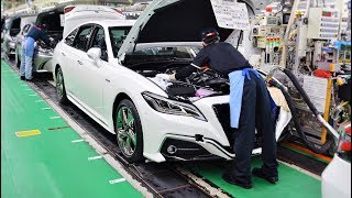 Toyota Crown Production [upl. by Sukramaj944]