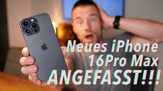 Fake iPhone 16 Pro Max Unboxing und Hands on mockup [upl. by Ynnig]