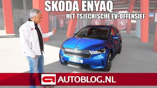 Skoda Enyaq rijtest strakke EV voor het hele gezin [upl. by Zerep]