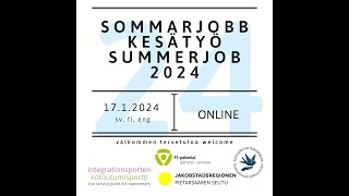 Sommarjobb 2024 [upl. by Aitam]