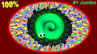 Slitherio World Record  Slitherio Epic Gameplay 957270 Score AI [upl. by Aleel597]