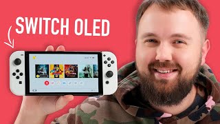 Распаковка Nintendo Switch OLED и 5 лет опыта с первой версией [upl. by Adekahs]