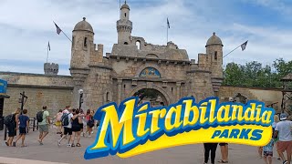 Walk around Mirabilandia Amusement Park Ravenna Italy includes KATUN and ISPEED POVs [upl. by Aivato148]