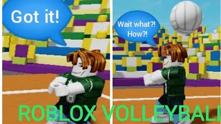 Doing yamaguchi jump float serves and moreRoblox volleyball 42 [upl. by Ennail]