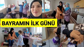 KUZU AİLESİ BAYRAM  BAYRAMIN İLK GÜNÜ  KAYİNVALİDEME BAYRAMLAŞMAYA  BAYRAM VLOG [upl. by Dunlavy744]