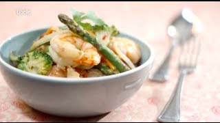 Scampi met Thaise curry [upl. by Neelcaj]