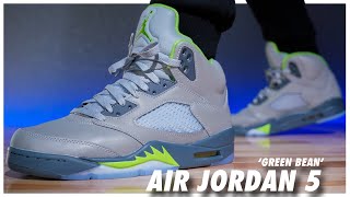 Air Jordan 5 Green Bean 2022 [upl. by Tati]