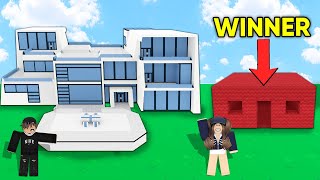 Building COMPETITION But I Secretly RIGGED IT Roblox Bedwars [upl. by Aineval]