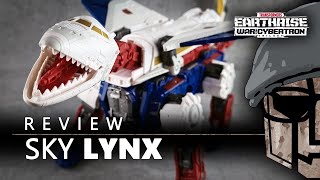 Transformers Earthrise Sky Lynx Review deutsch Hasbro Commander Class [upl. by Nylecoj]