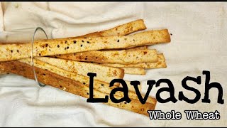 How to make Whole wheat Lavash  Whole wheat Crackers Recipe In Hindi  Easy and quick Recipe [upl. by Kcirrek]