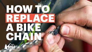 Bike Maintenance How to Replace a Bike Chain [upl. by Akisej663]