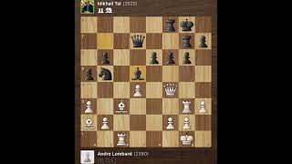 Andre Lombard vs Mikhail Tal • Olympiad 1972 [upl. by Anis466]