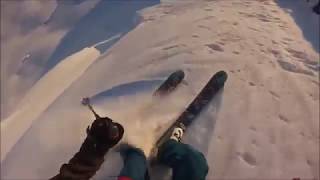 Top 5 de sauts de falaises et chutes en ski [upl. by Studley]