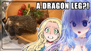 WHAT IS SENSHI COOKING  Mifuyu Reacts to I Went to a Dungeon Meshi Cafe [upl. by Berne503]