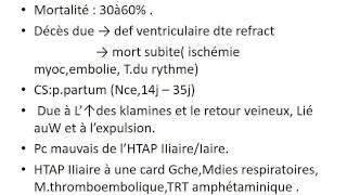 GYNECOLOGIE CARDIOPATHIE ET GROSSESSE [upl. by Nnyleimaj]