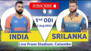 INDIA VS SRI LANKA FIRST ODI [upl. by Aekim]