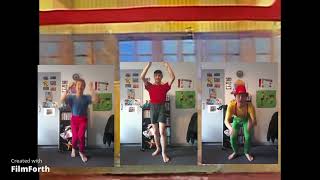 The Hooley Dooleys Drums TV Series Dancing Video [upl. by Ahtanoj]