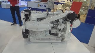 FPT Industrial N67 280 Propulsion Marine Engine Exterior and Interior [upl. by Cir]