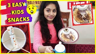 3 Easy Snacks for Kids with Marshmallow Oreo Pancake Chocolate  Fun  Make Snacks at Home [upl. by Ignace]