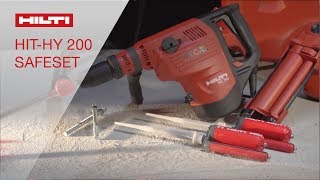 INTRODUCING the Hilti HITHY 200 system with SafeSet™ technology [upl. by Barnes]