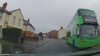 Practical driving test route in South Wigston Leicester 1004 141024 [upl. by Wally]