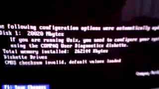 Compaq Deskpro EN  keyboard not responding  What to do [upl. by Nylitsirk]